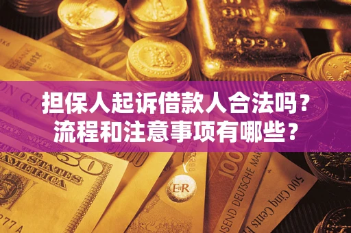北京担保人起诉借款人合法吗？流程和注意事项有哪些？