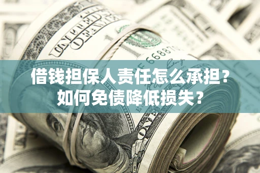 北京借钱担保人责任怎么承担？如何免债降低损失？