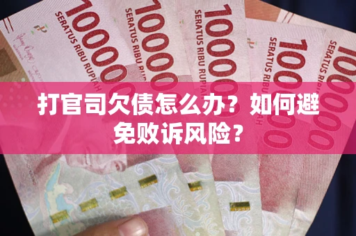 北京打官司欠债怎么办？如何避免败诉风险？