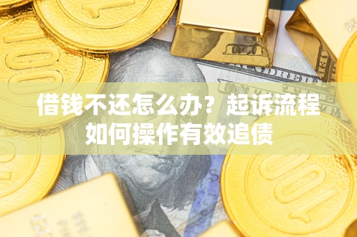 北京借钱不还怎么办？起诉流程如何操作有效追债