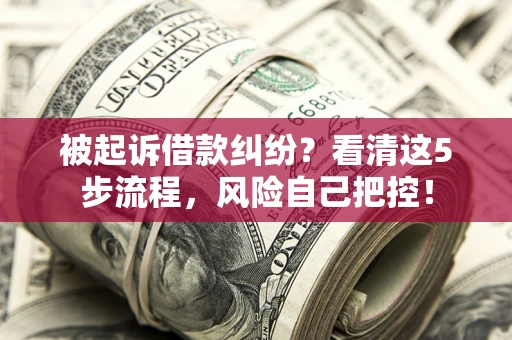 北京被起诉借款纠纷？看清这5步流程，风险自己把控！